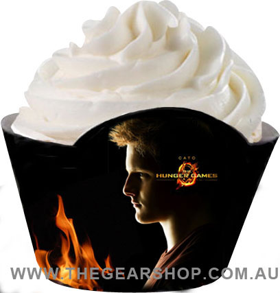 hunger games cupcake wrapper_cato
