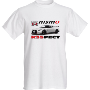 Nissan GTR white TShirt